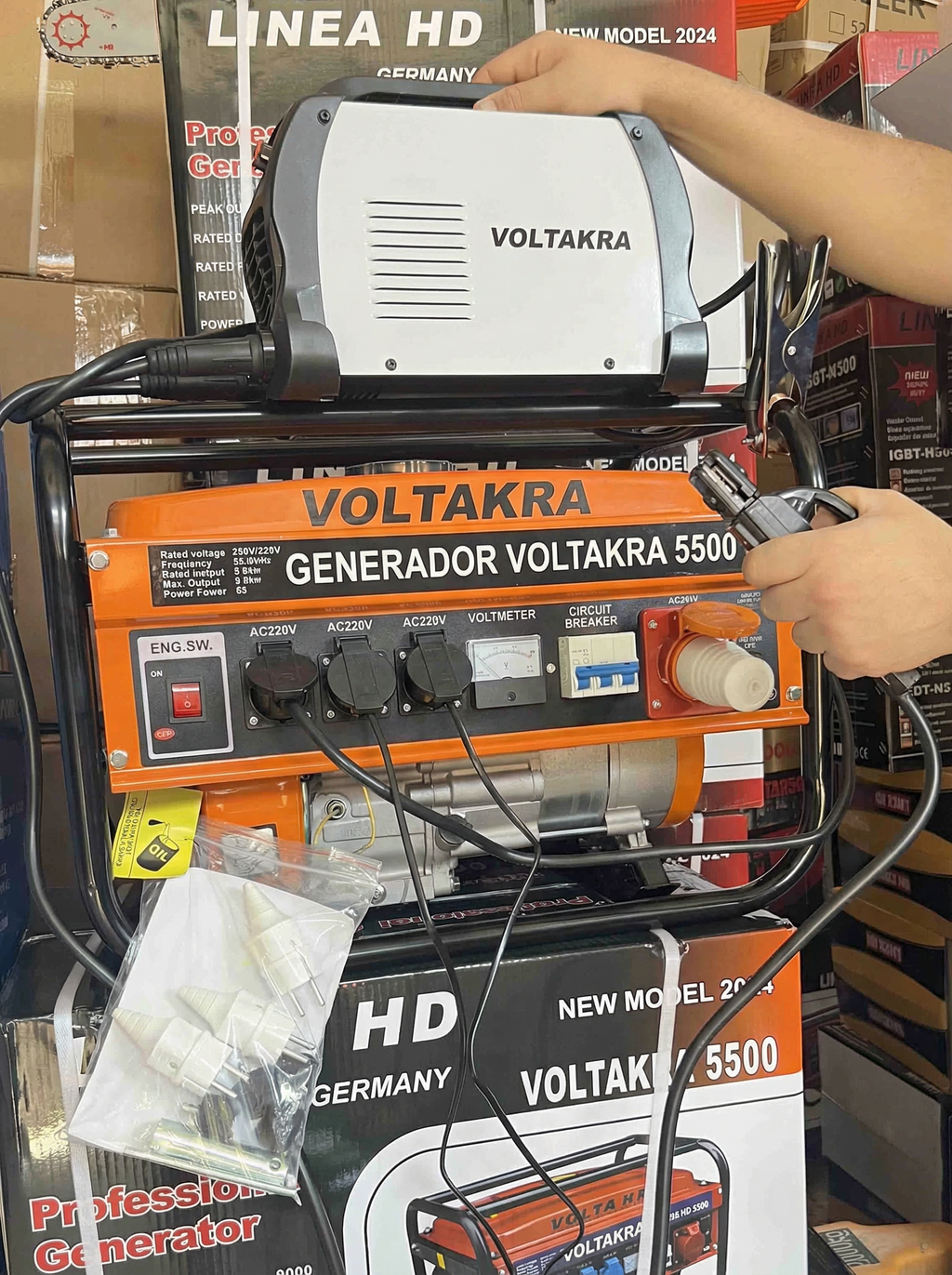 VOLTAKRA - Generador De Gasolina Potencia 9000W - Imagen 03