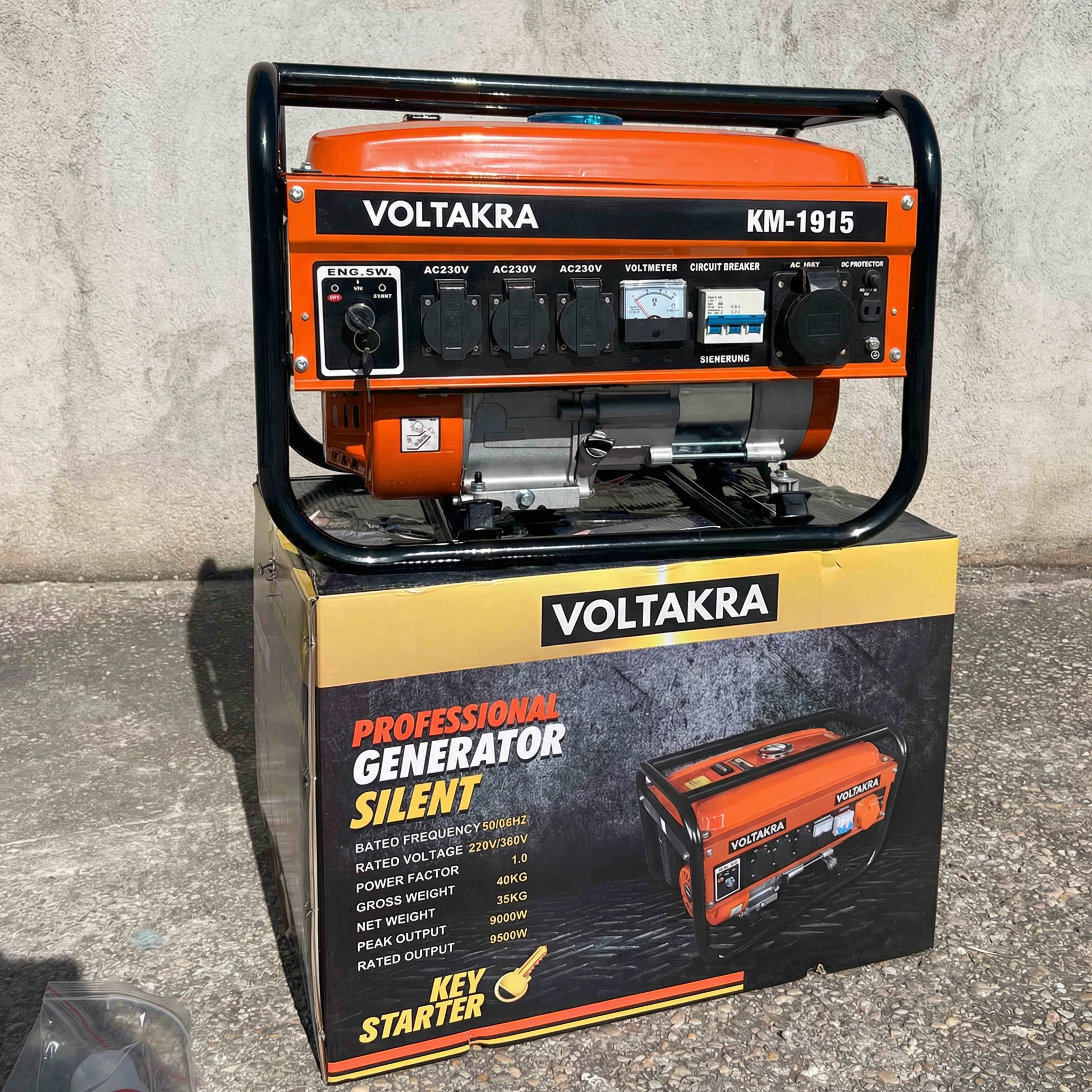 VOLTAKRA - Gerador A Gasolina Pro Max